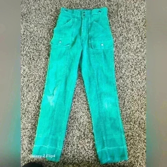 VINTAGE  70S HIGH WAISTED CORDORY PANT - Picture 1 of 6